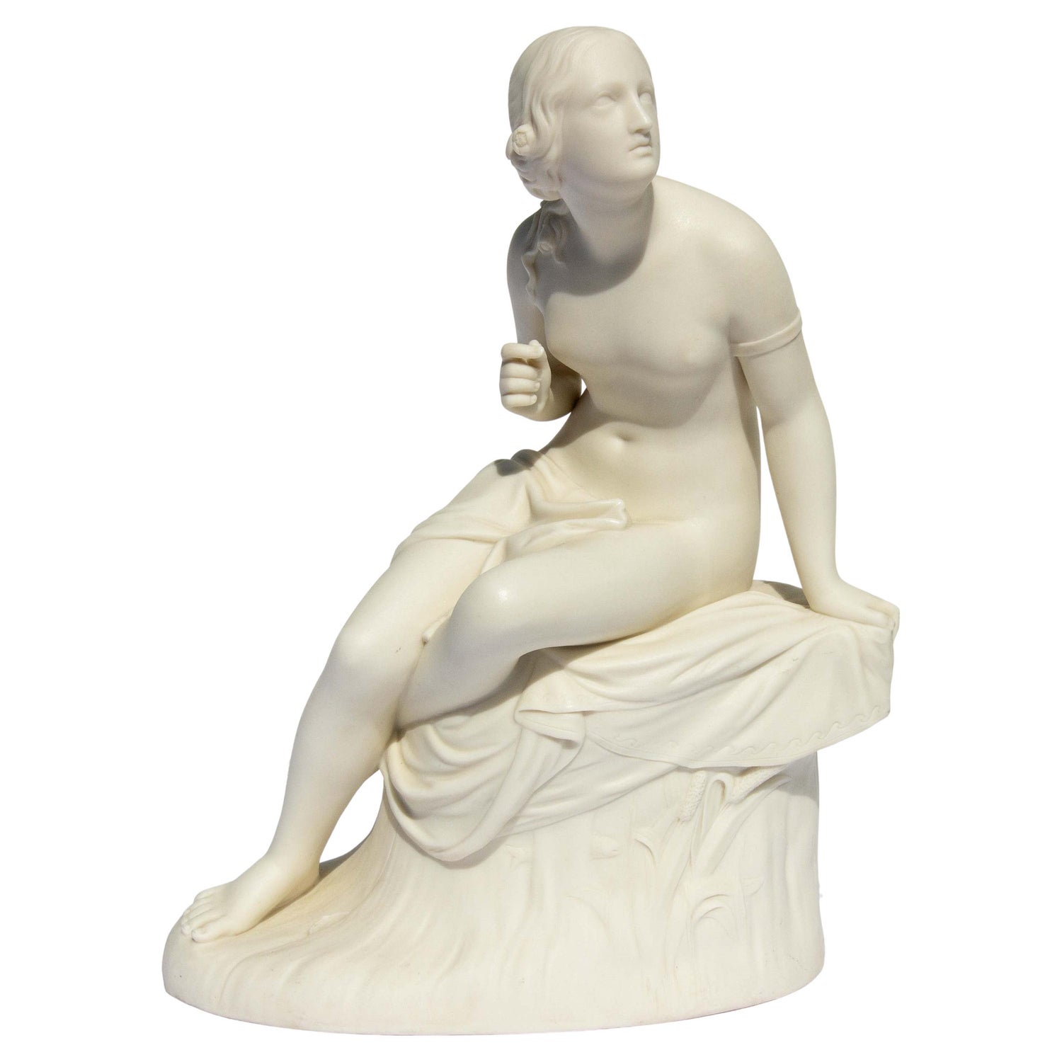 Parian Statue Classical Nude Female Bather For Sale at 1stDibs | greek  statues female