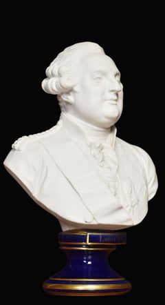 Parianware Bust of King Louis XVI