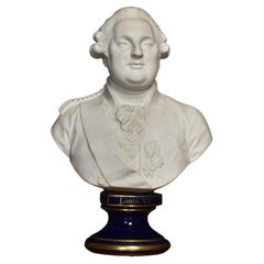 Parianware Bust of King Louis XVI