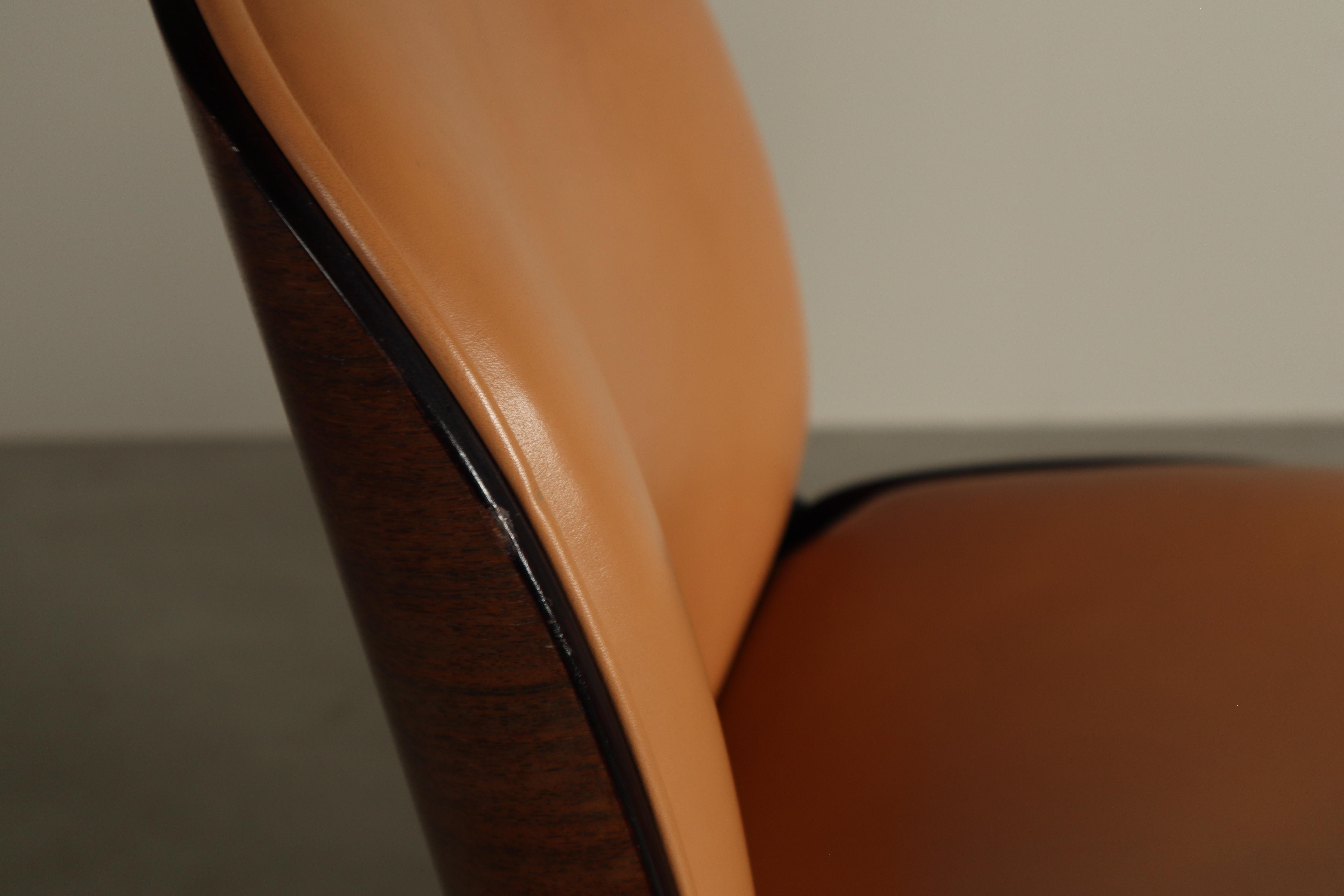 'Parioli' Bürostühle von Ennio Fazioli für MIM Roma, Italien 1960er Jahre im Angebot 4