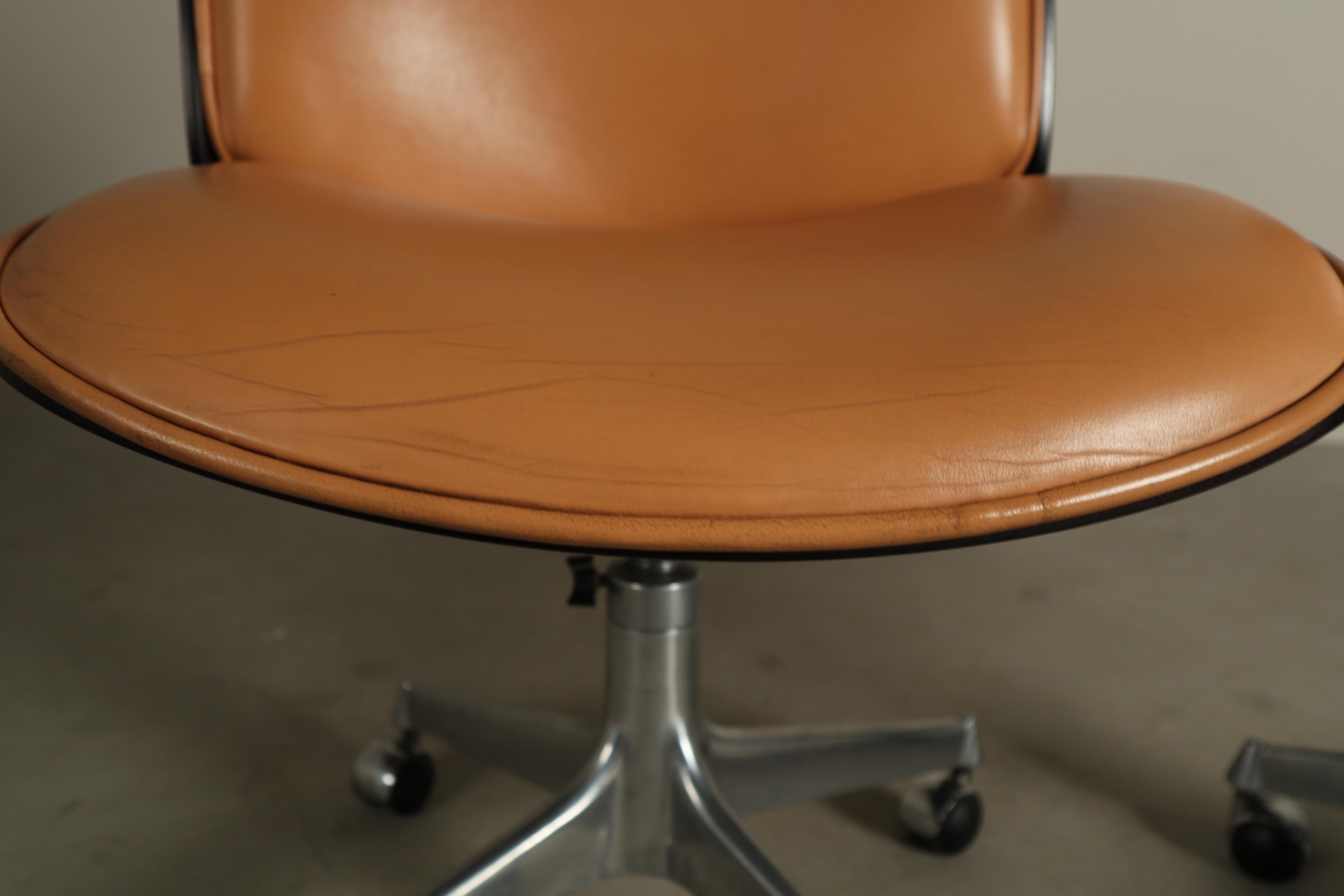 'Parioli' Bürostühle von Ennio Fazioli für MIM Roma, Italien 1960er Jahre im Angebot 8