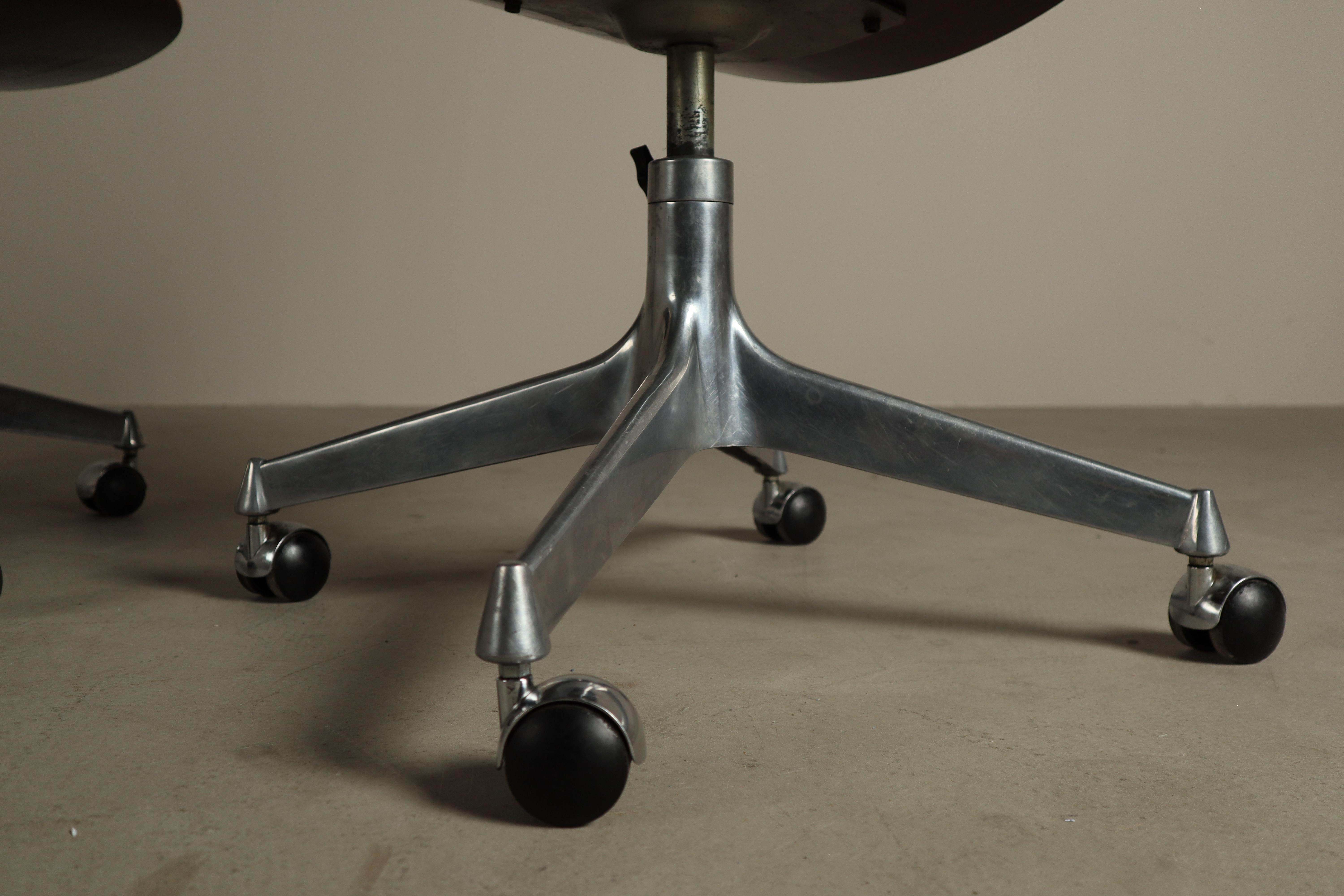 'Parioli' Bürostühle von Ennio Fazioli für MIM Roma, Italien 1960er Jahre (20. Jahrhundert) im Angebot