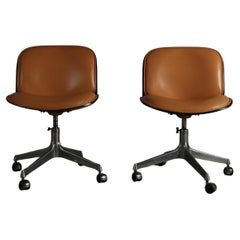 ‘Parioli’ office chairs by Ennio Fazioli for MIM Roma, Italy 1960s