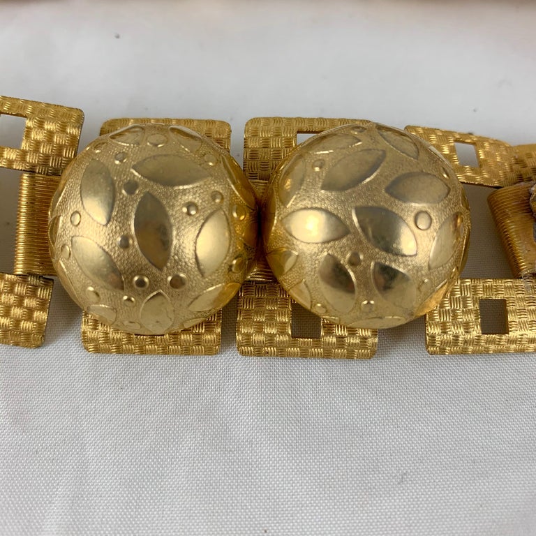 Paris 1960s Era Gold-Tone Metal and Bakelite Jeweled  display picture 1