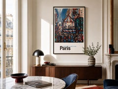 Paris 1964 Travel Advertising Poster, Marcel Gromaire