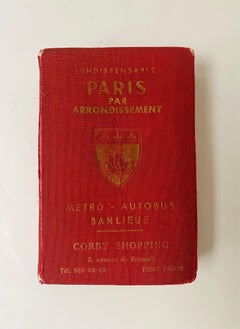 Reiseführer zu den Pariser Arrondissements, Frankreich, um die 1970er Jahre