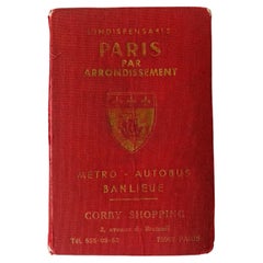 Reiseführer zu den Pariser Arrondissements, Frankreich, um die 1970er Jahre