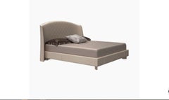 Letto Hugues Chevalier Paris: Pelle lavorata a mano, design moderno