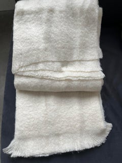 Paris Blanket- Kid Mohair Hand Knotted Luxury Blanket