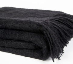 Paris Blanket- Kid Mohair Hand Knotted Luxury Blanket