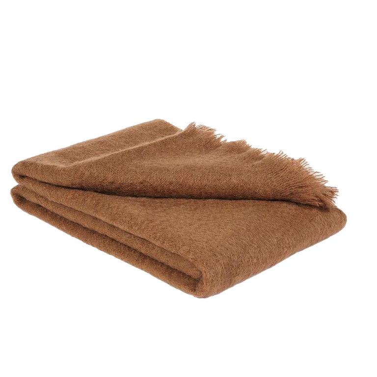 Sudafricano Coperta Paris - Coperta di lusso in mohair di capretto annodata a mano in vendita