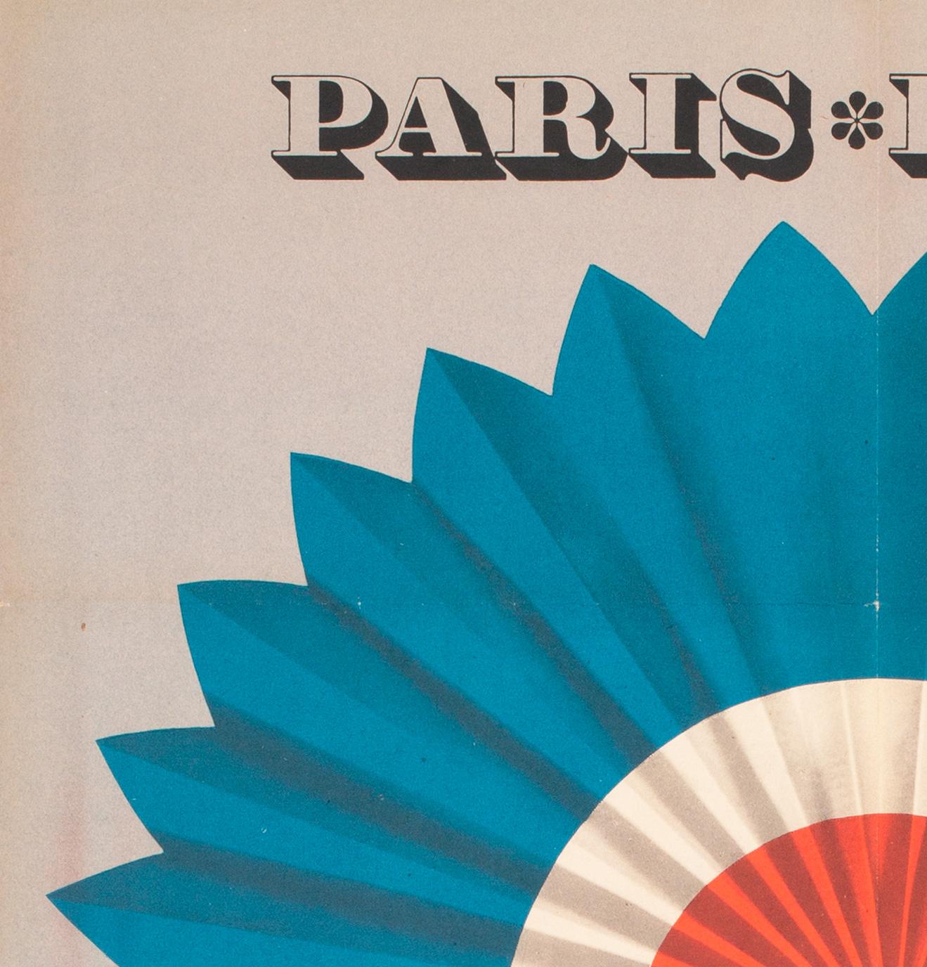 Paris Blues Original East German Film Movie Poster, 1970 In Excellent Condition In Bath, Somerset