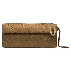Paris-Bombay Chanel Runway Python Evening Bag