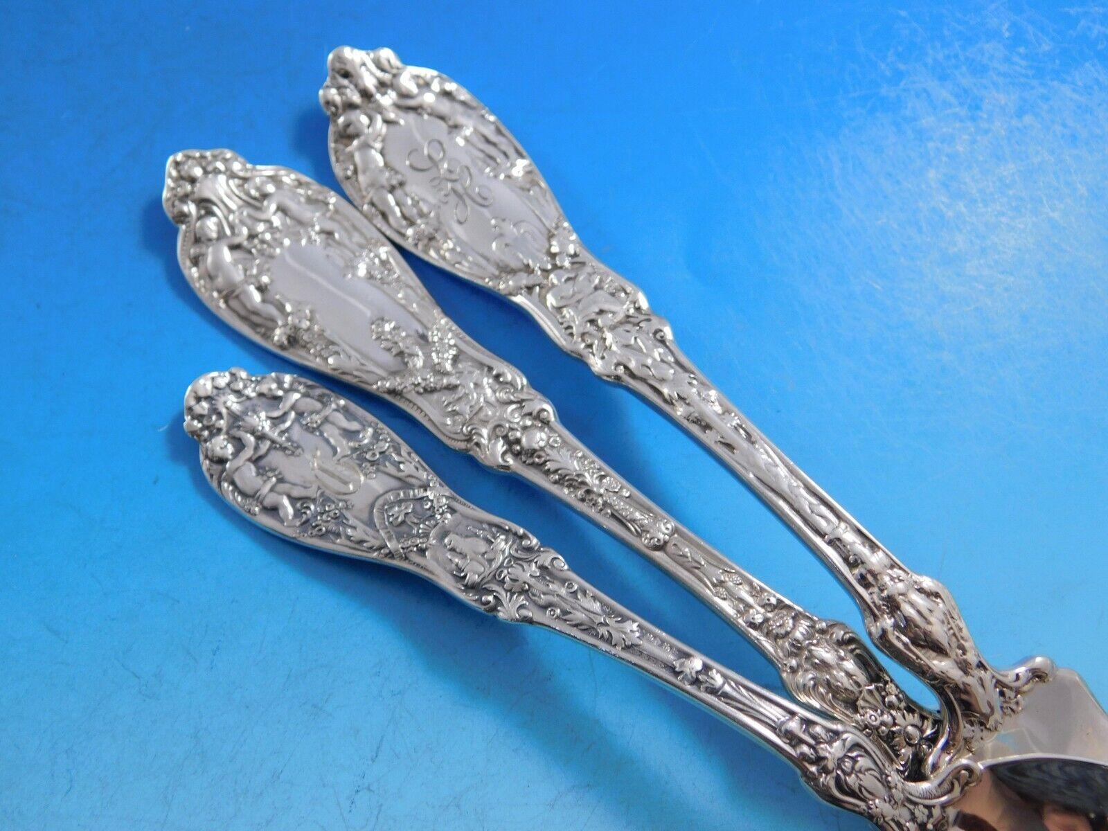 American Paris by Gorham Sterling Silver Flatware Set for 8 Service 76 pieces Cherubs For Sale
