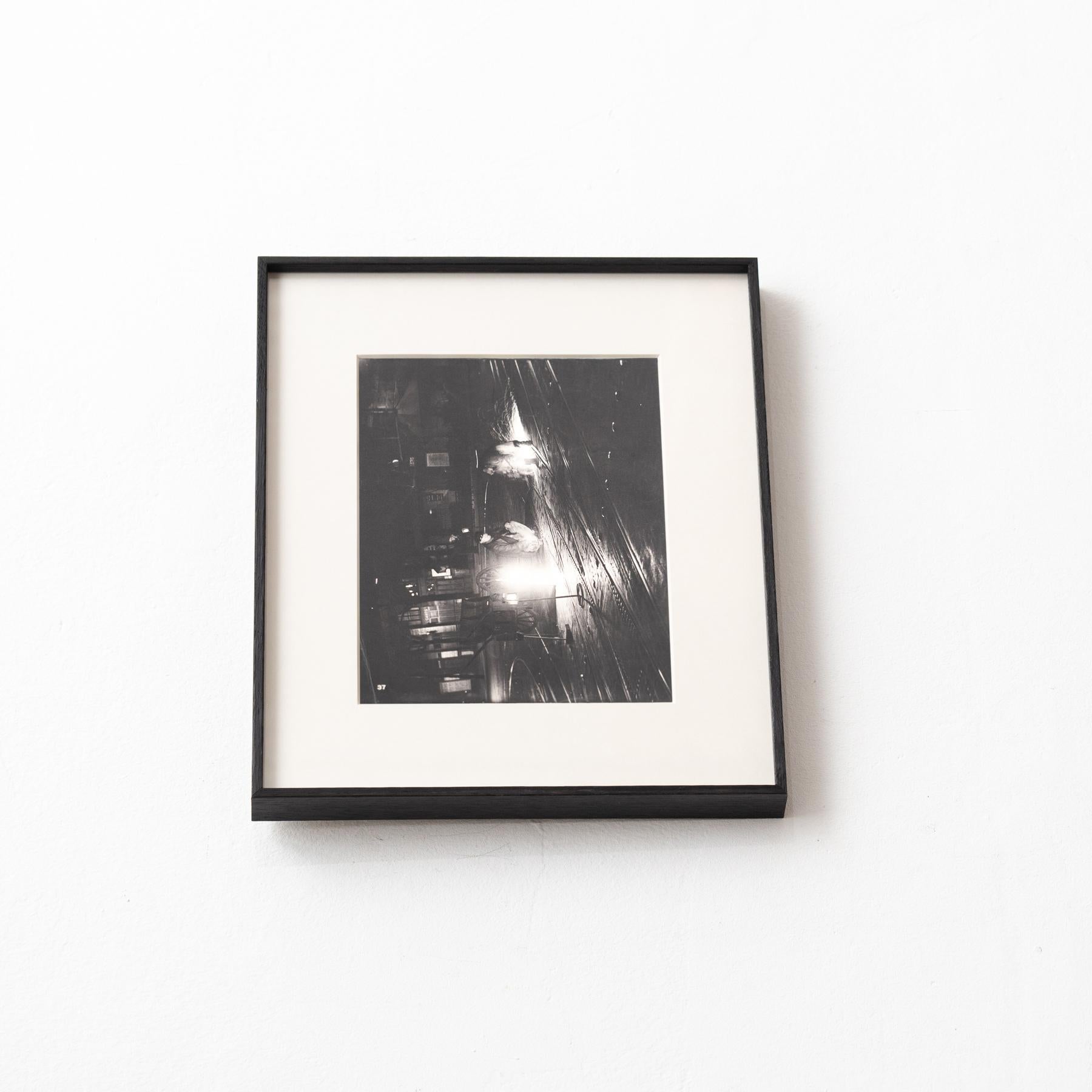 Mid-Century Modern Paris by Night : Brassai's Rare Heliogravure Test Framed Print en vente