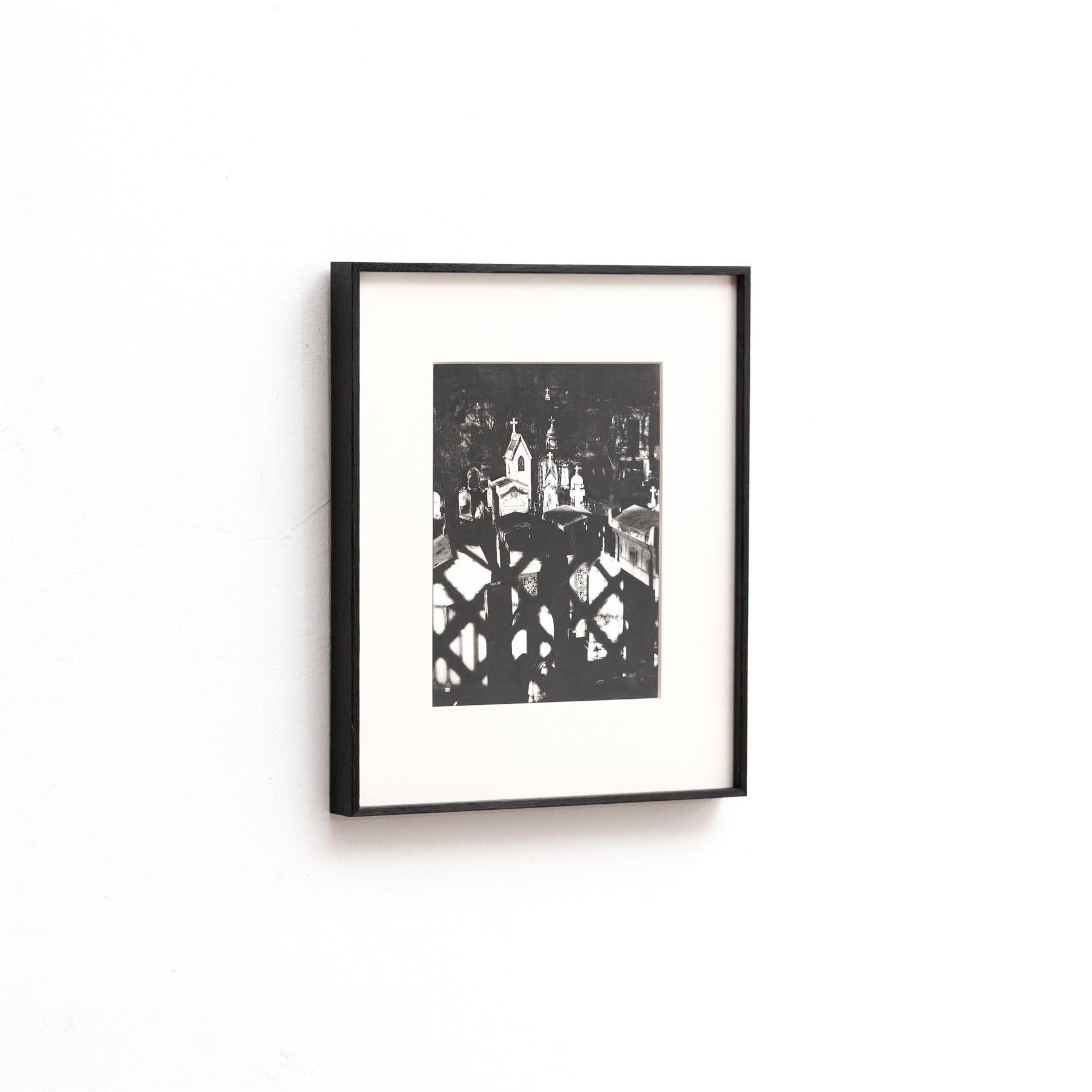 Mid-Century Modern Paris by Night : Brassai's Rare Heliogravure Test Framed Print en vente