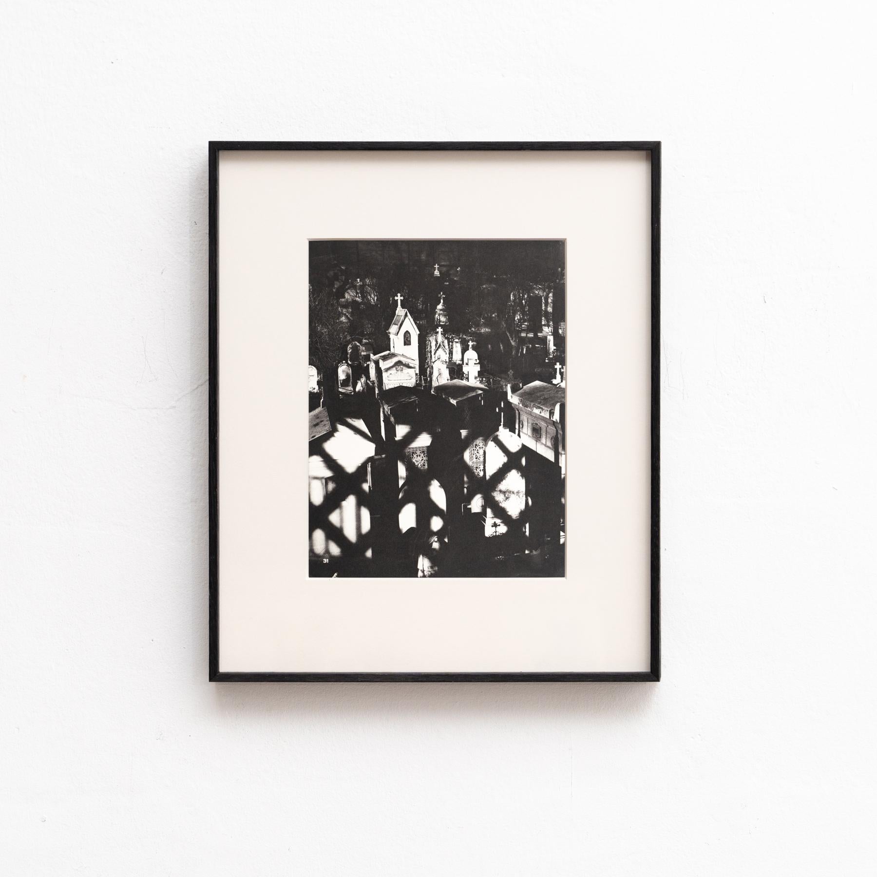 French Paris by Night: Brassai's Rare Heliogravure Test Framed Print For Sale