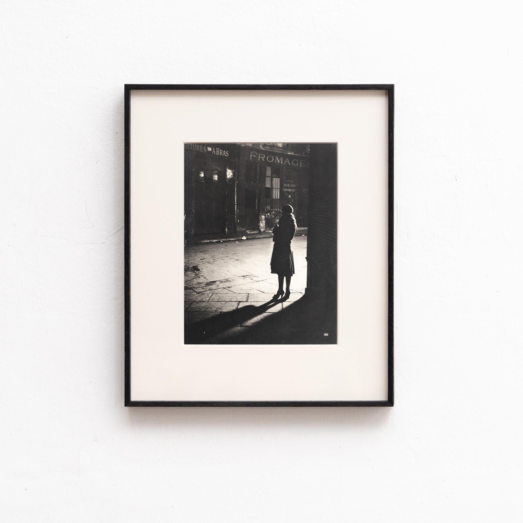 French Paris by Night: Brassai's Rare Heliogravure Test Framed Print For Sale