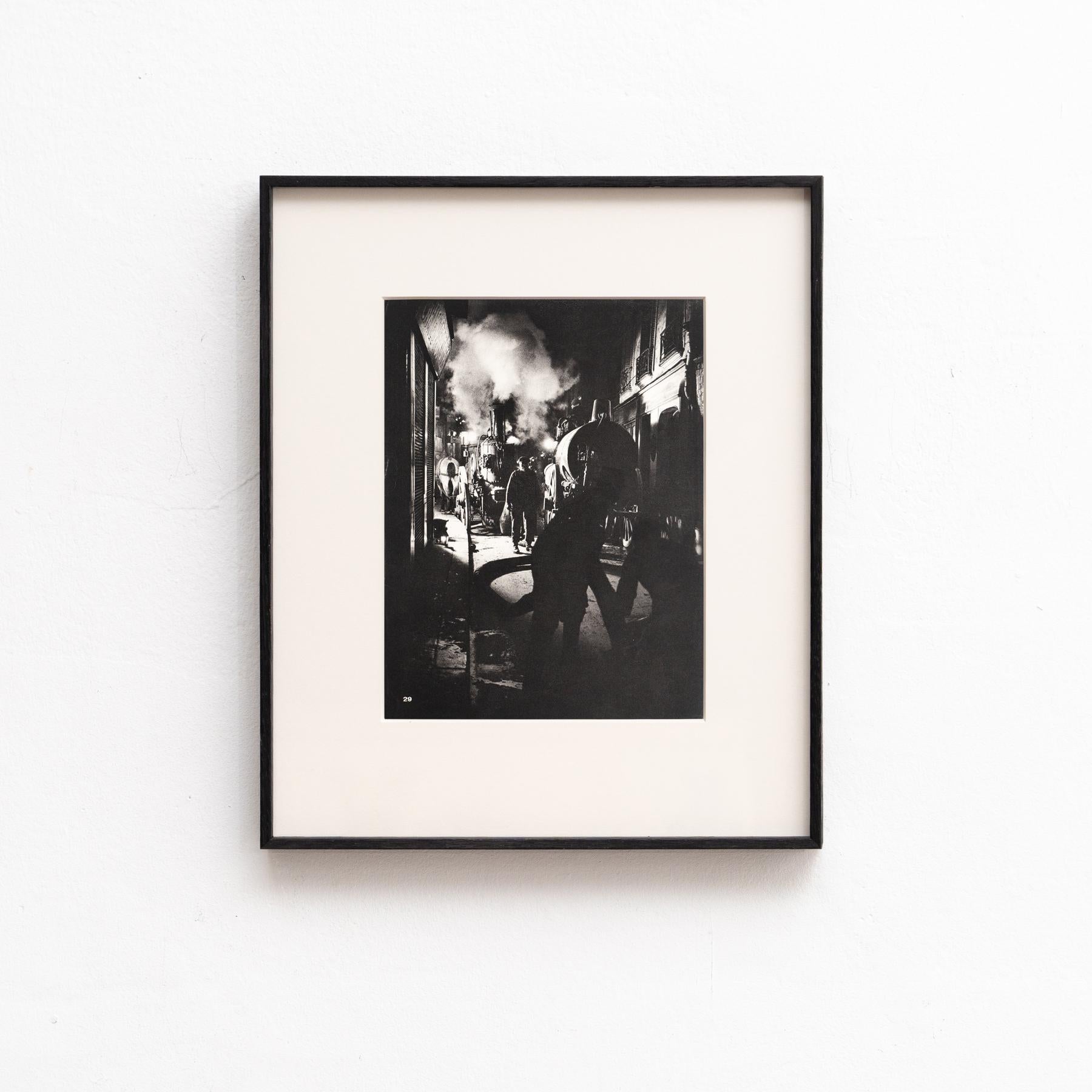 French Paris by Night: Brassai's Rare Heliogravure Test Framed Print For Sale