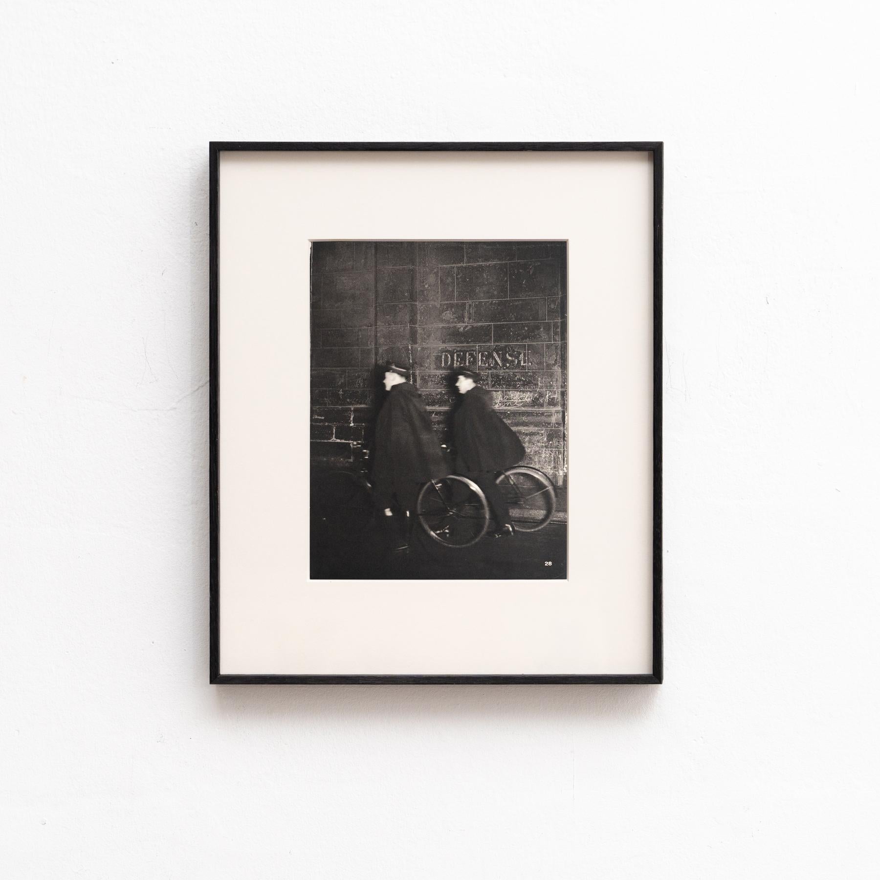 French Paris by Night: Brassai's Rare Heliogravure Test Framed Print For Sale