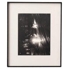 Paris by Night: Brassai's Rare Heliogravure Test Framed Print