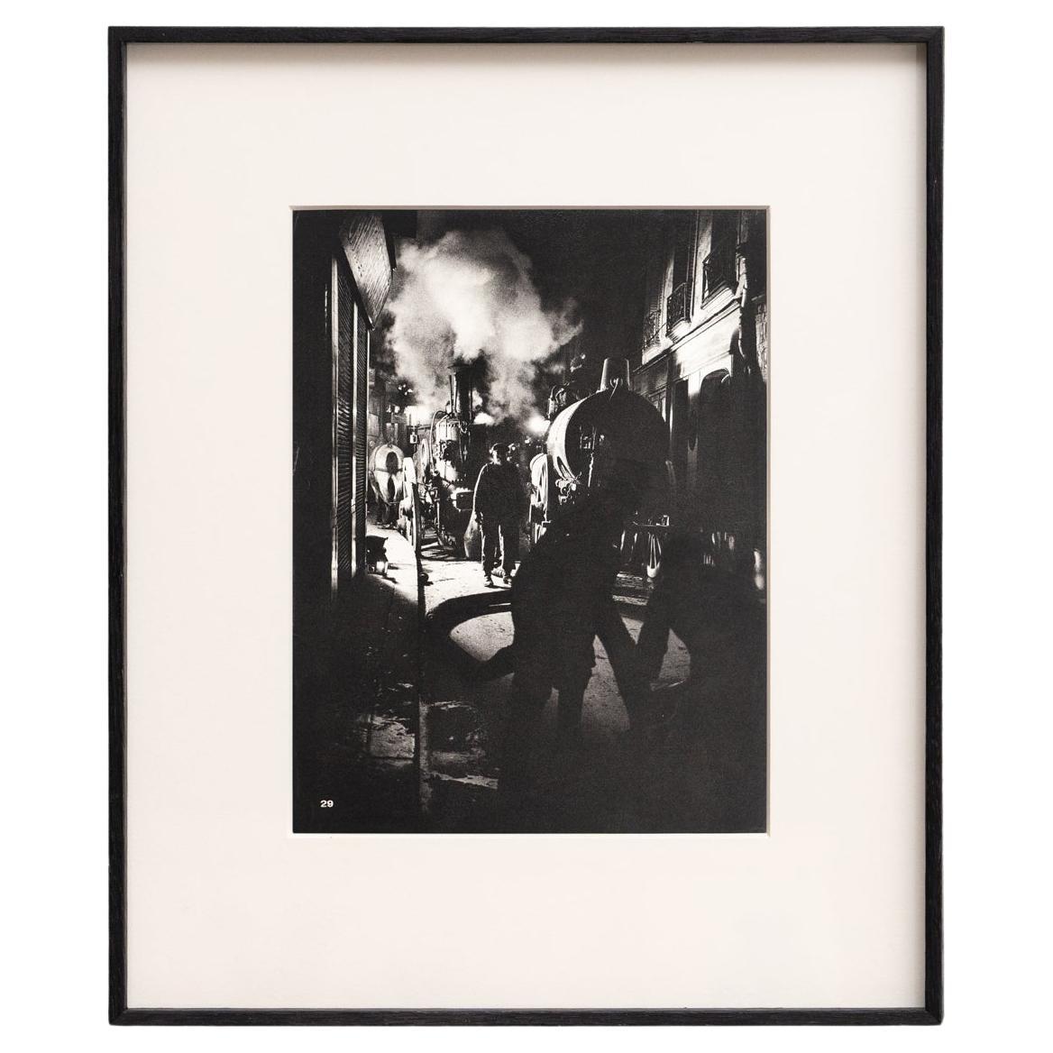Paris by Night: Brassai's Rare Heliogravure Test Framed Print For Sale