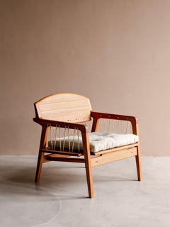 "Paris" Contemporary Armchair, in hardwood by Ricardo Graham Ferreira, 2026