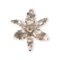 Paris Craft House Diamond Brooch in Platinum