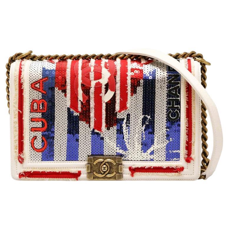 Paris-Cuba Chanel Boy Bag  For Sale
