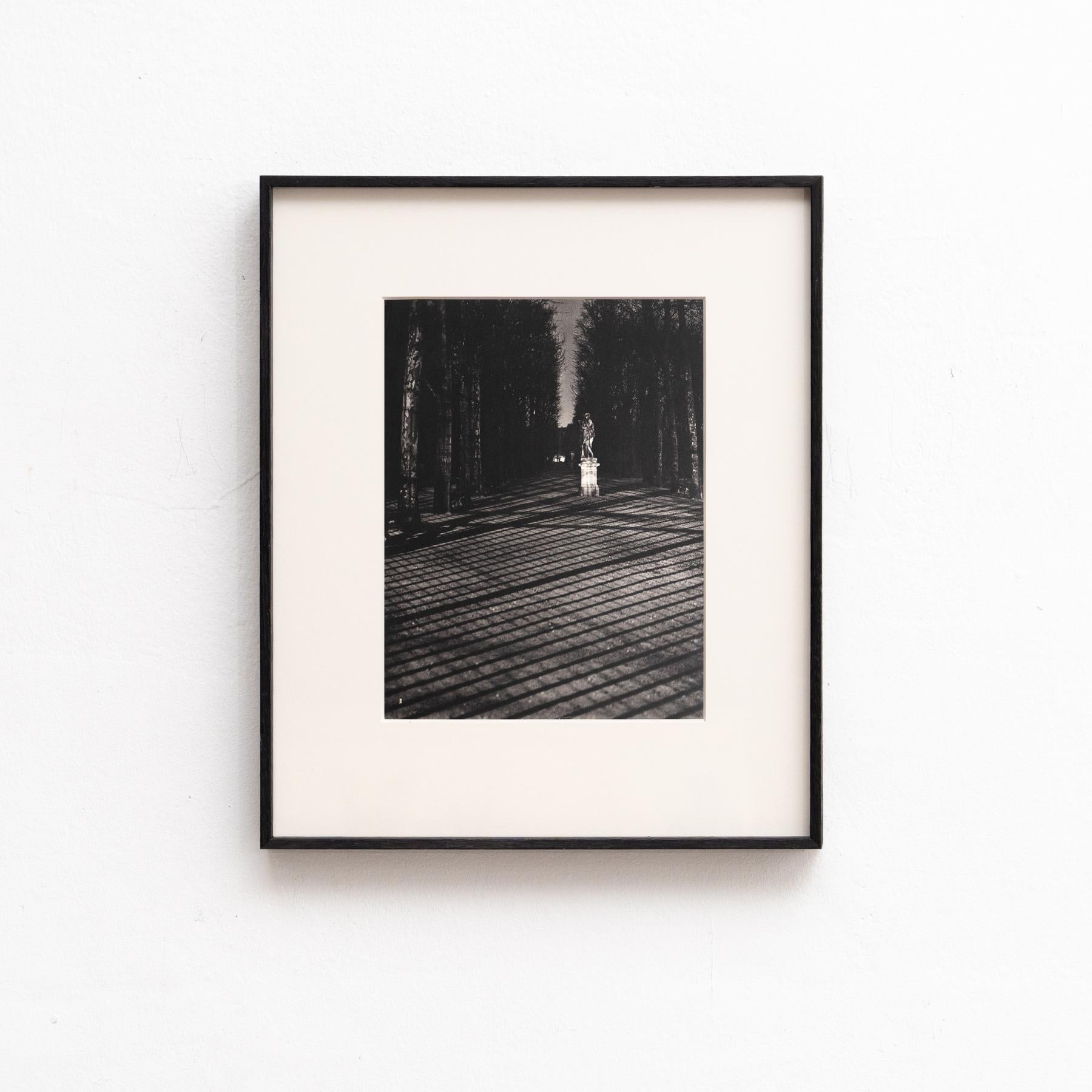 Capture the essence of 1930s Paris with this rare framed heliogravure photography by Brassai, showcasing mesmerizing scenes from his iconic book 