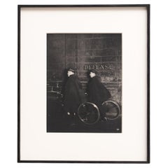 Vintage Paris de Nuit: Rare Framed Heliogravure by Brassai, 1933