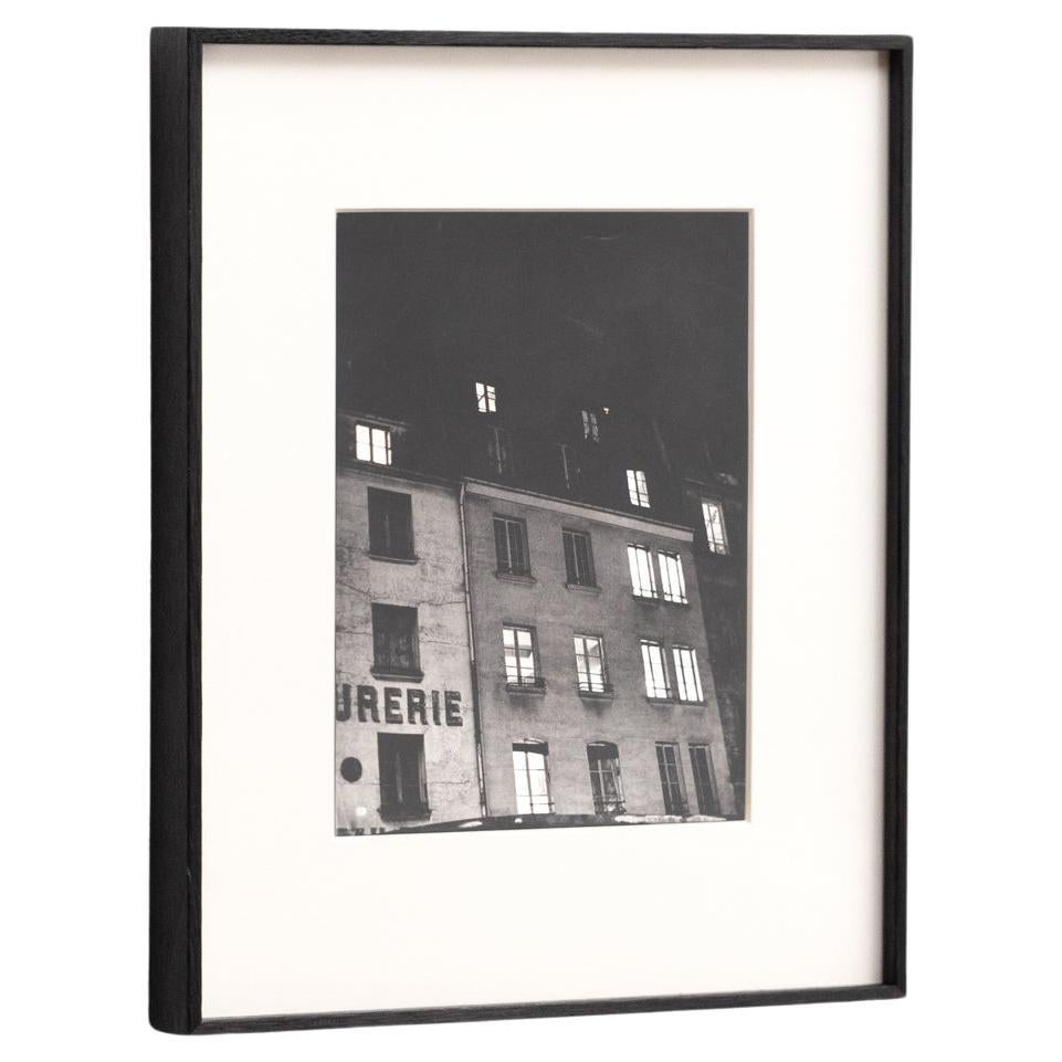 Paris de Nuit: Rare Framed Heliogravure by Brassai, 1933