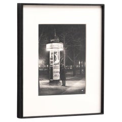 Paris de Nuit : rare héliogravure encadrée par Brassai, 1933