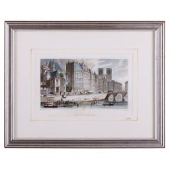 Paris, France, Quai des Orfèvres, After Joseph Nash c.1830