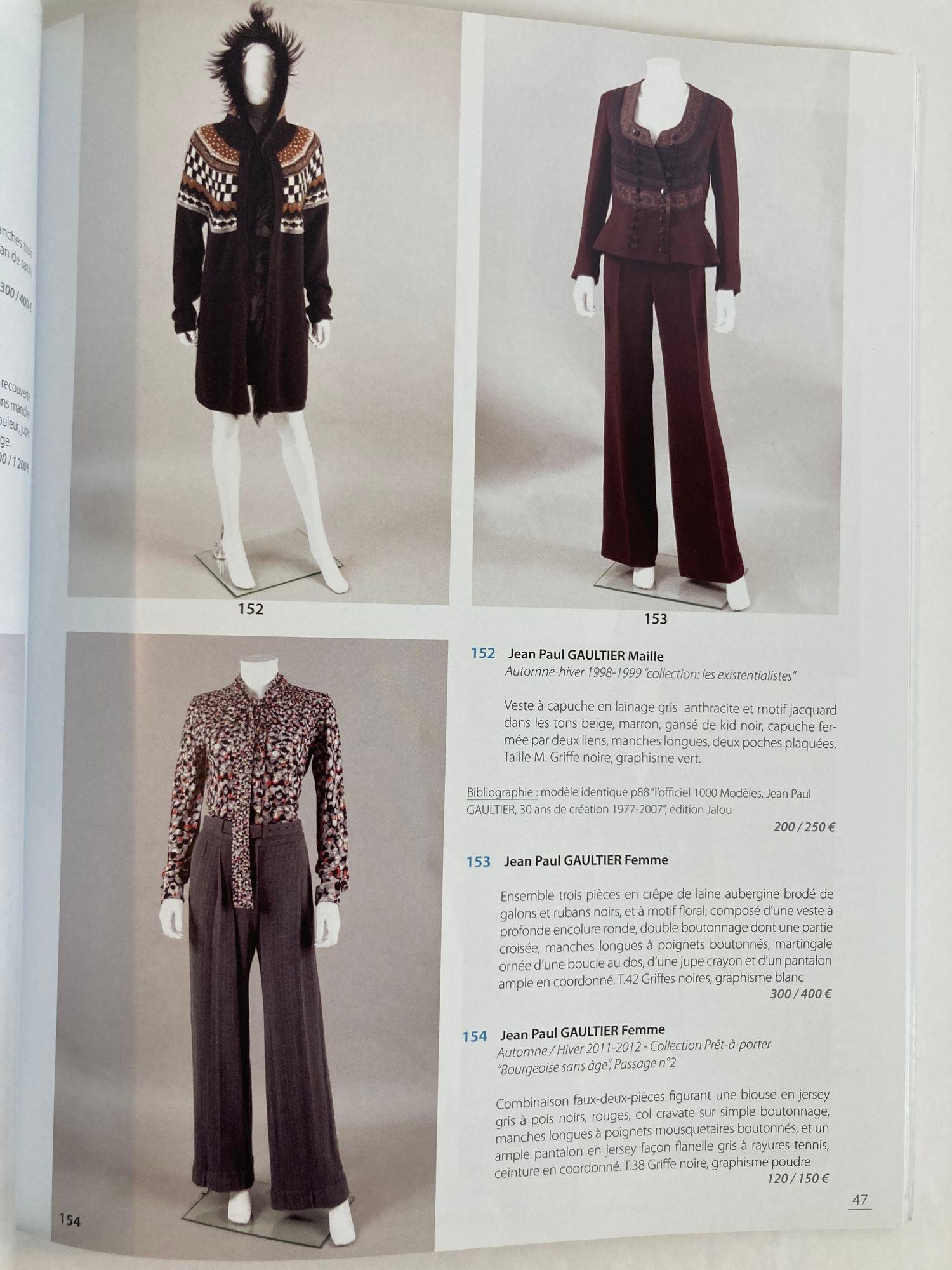 Catalogue des ventes aux enchères de la Haute Couture de Paris 2017 publié par Gros & Delettrez en vente 3