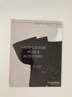 Paris Haute Couture Auction Catalog 2017 Published by Gros & Delettrez