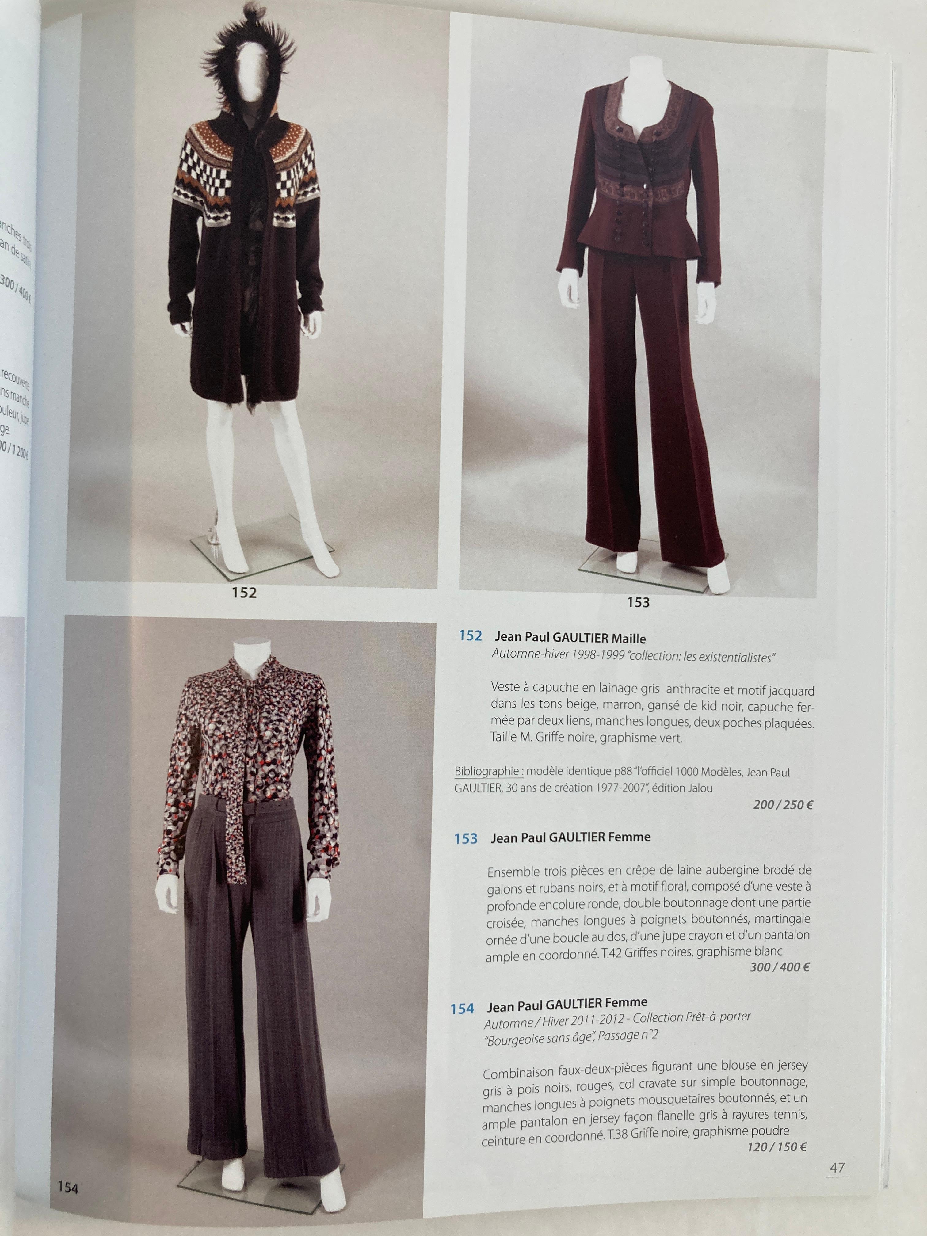 Paris Haute Couture Auction Catalog 2017 Published by Gros & Delettrez For Sale 4