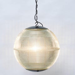 Paris Holophane Globe Streetlight ‘Top and Bottom in Fiber’, France, circa 1950