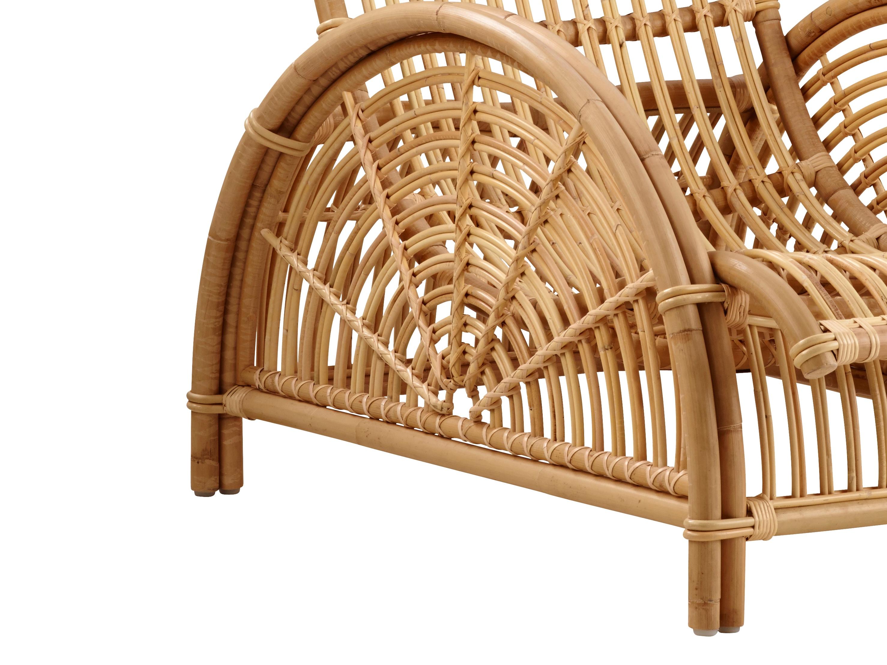 Rattan Sedia da salotto Paris di Arne Jacobsen, Nuova Edizione in vendita