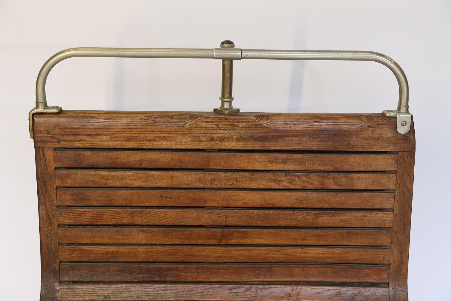 Paris Metro Car Bench In Excellent Condition In Houston, TX