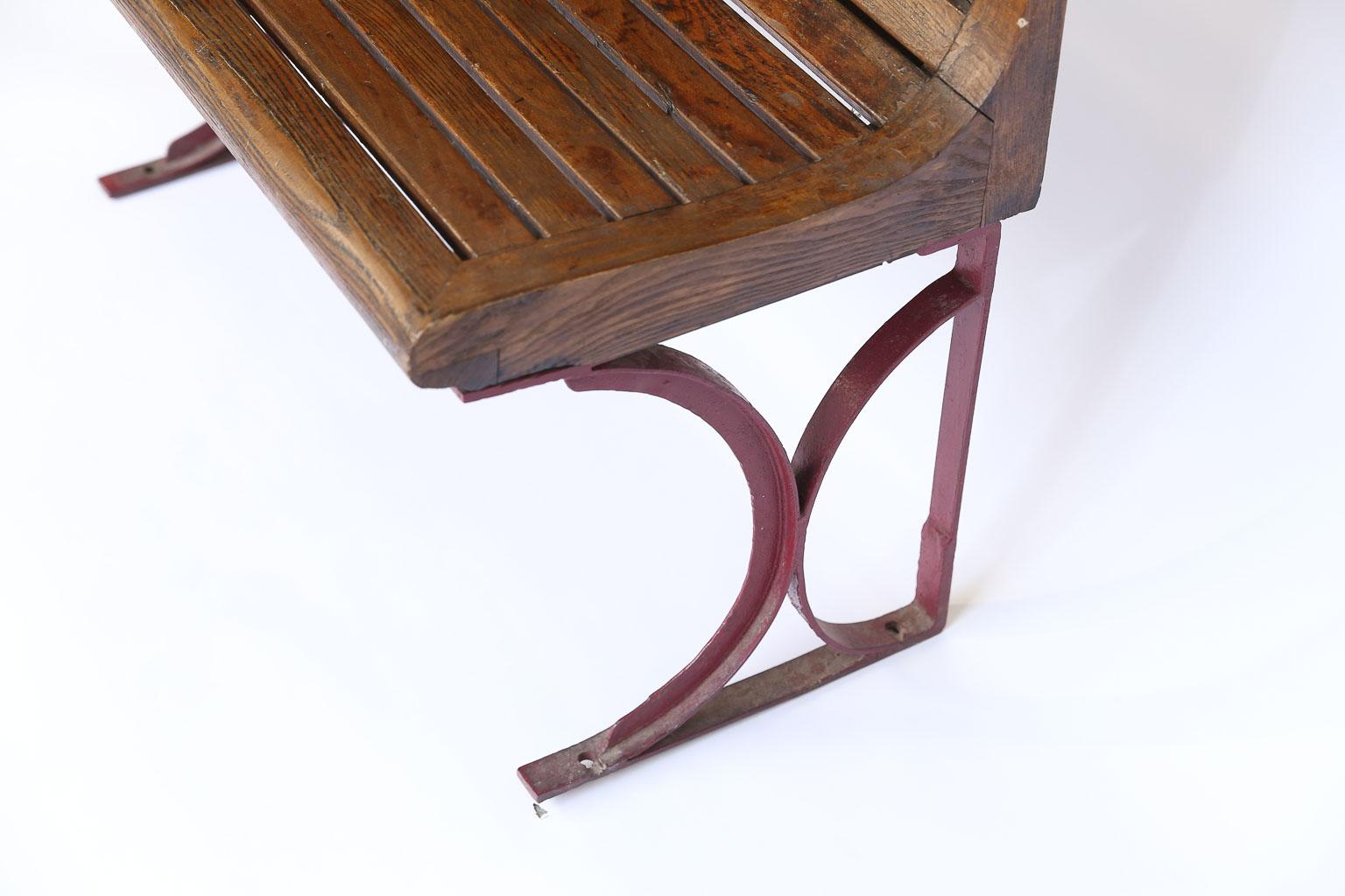 Brass Paris Metro Car Bench