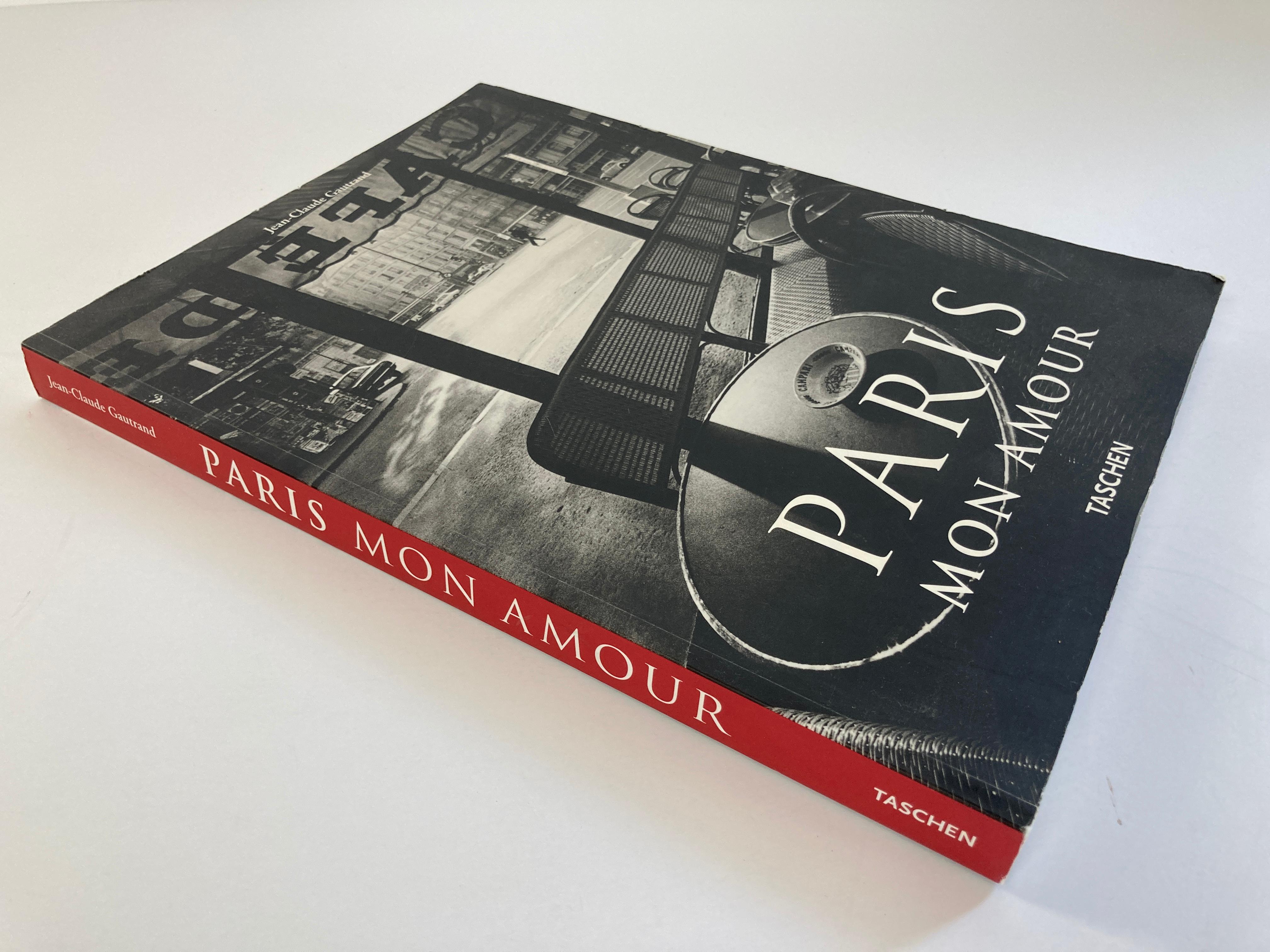 Paris Mon Amour Table Book.
Paris Mon Amour (English and Multilingual Edition) (Multilingual) Paperback – October 25, 2004.
Paris Mon Amour, by Jean-Claude Gautrand. 
From the earliest daguerrotypes to the most recent fashion shoots, Paris has