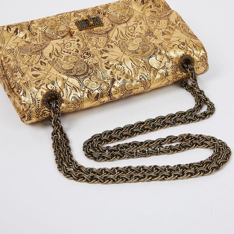 Chanel Pre Fall 2009 Paris Moscow Gold Chanel 2.55 Bag For Sale 2