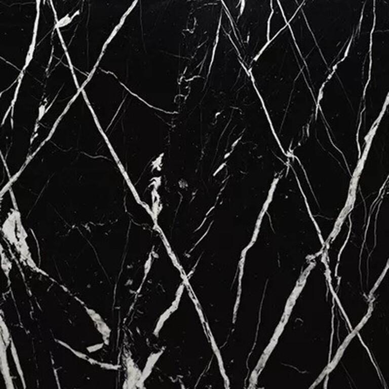 Fatto a mano Tavolo da pranzo in marmo Paris Nero Marquina in vendita