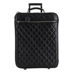 Paris-New York Rolling Trolley Quilted Aged Calfskin