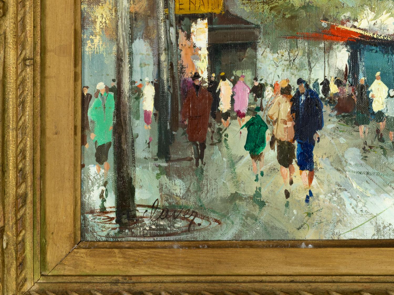 Paris Painting by François Claver, Post-Impressionist, 20th Century Francés en venta
