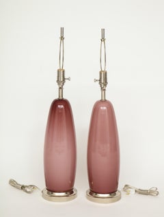 Paris Pink Murano Glass Lamps