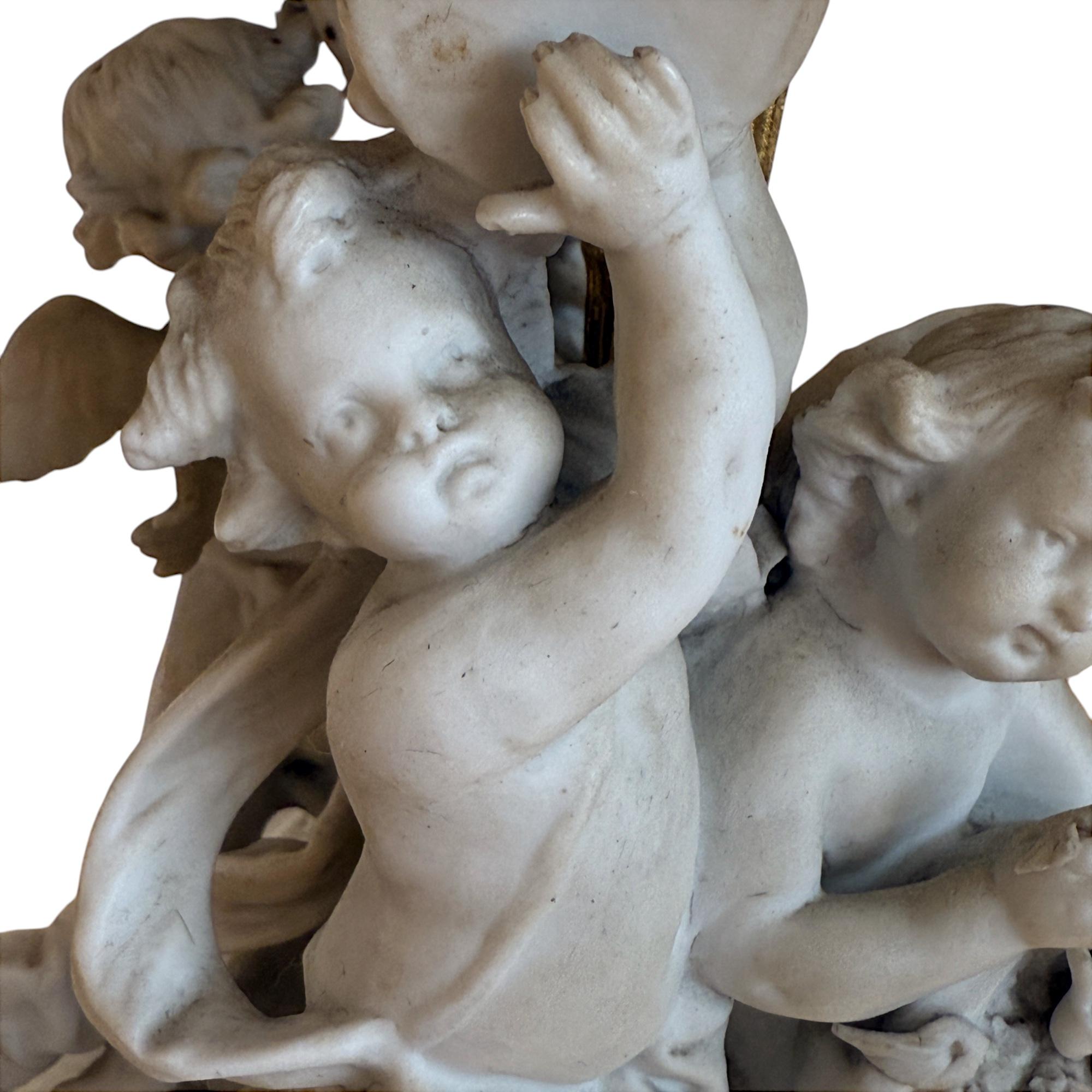 French Paris Porcelain Basket Vase, 19th Century For Sale