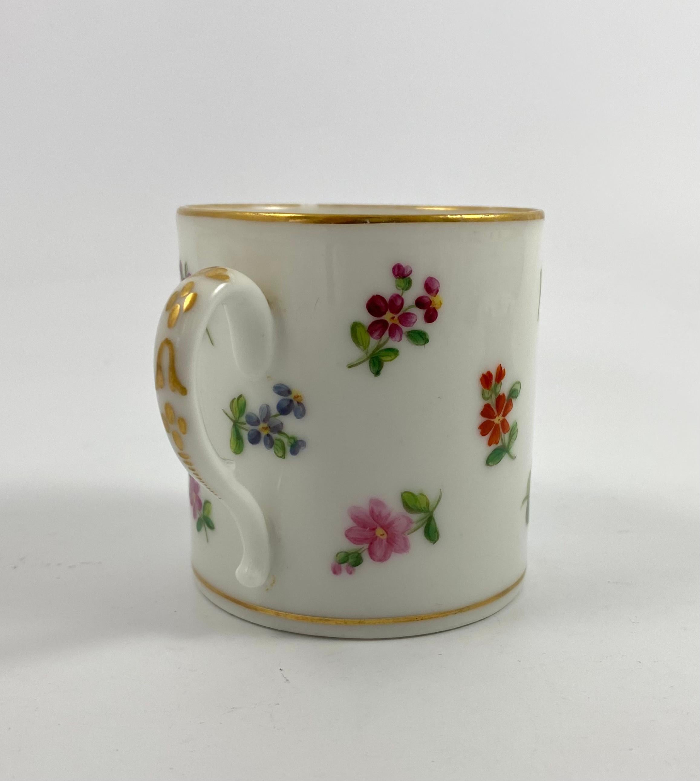 Paris Porcelain Coffee Can and Saucer, C. 1830 1