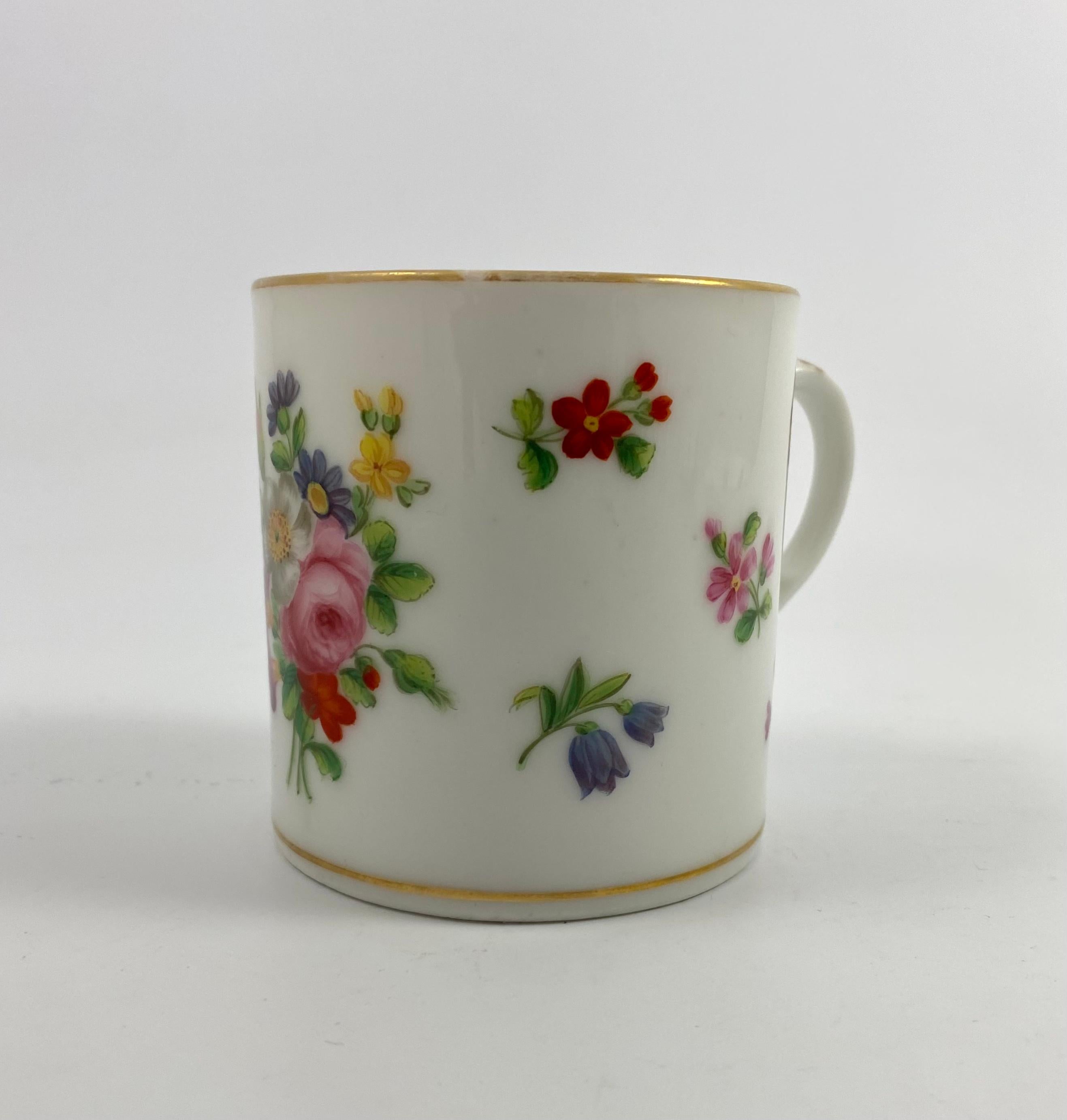 Paris Porcelain Coffee Can and Saucer, C. 1830 2
